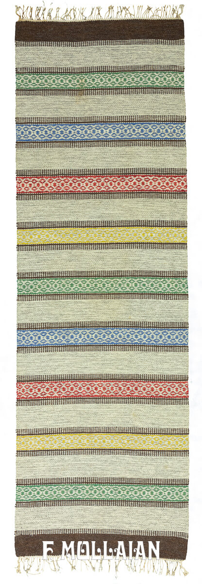 Rollakan Swedish Flat-weave Runner Multicolore n°:806691
